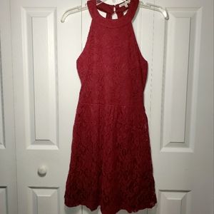 NWOT Charlotte Russe Women’s Lace Halter Skater Dress